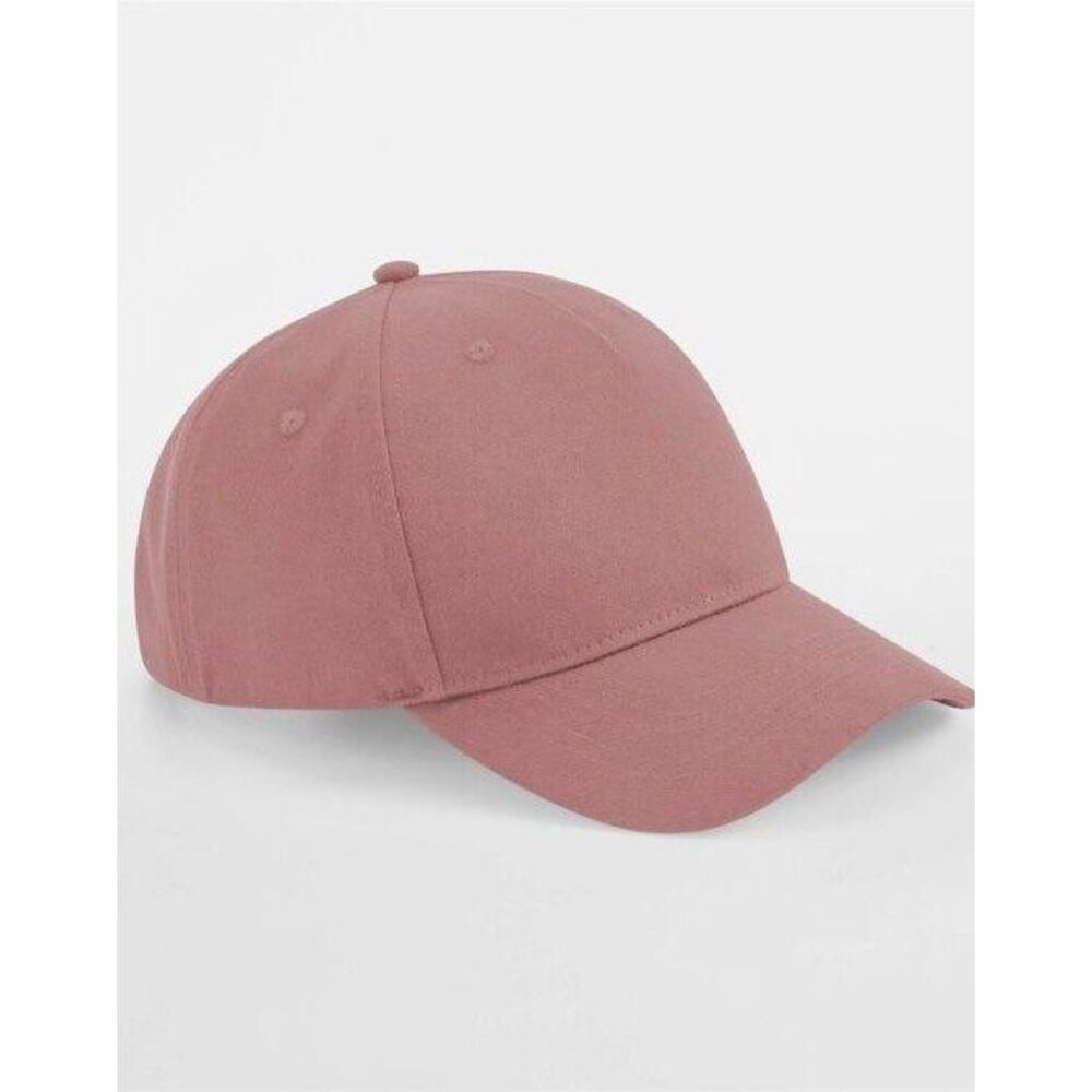 Beechfield Unisex Adult Cotton 5 Panel Baseball Cap / Rose Pink